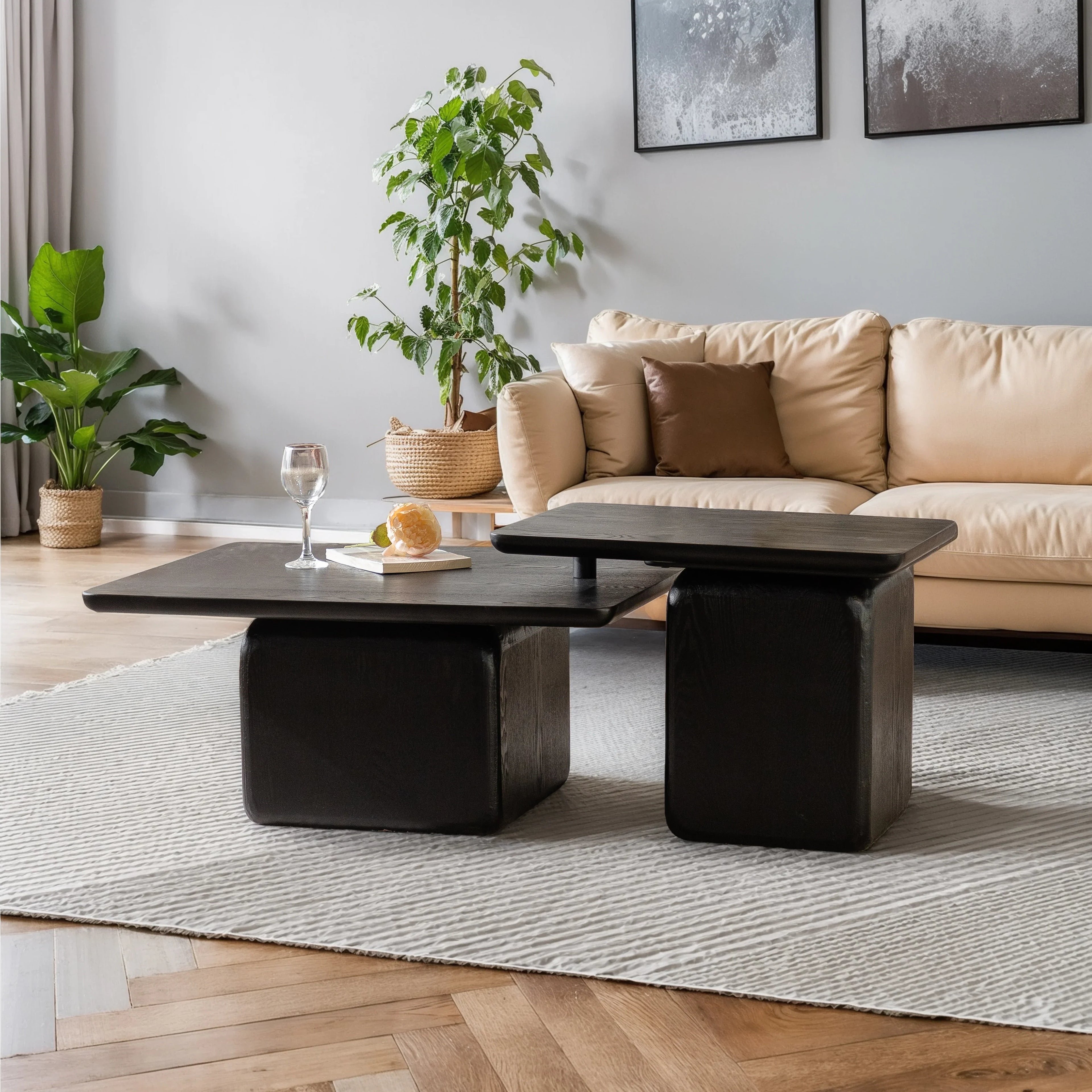 Valente Square Coffee Table Set