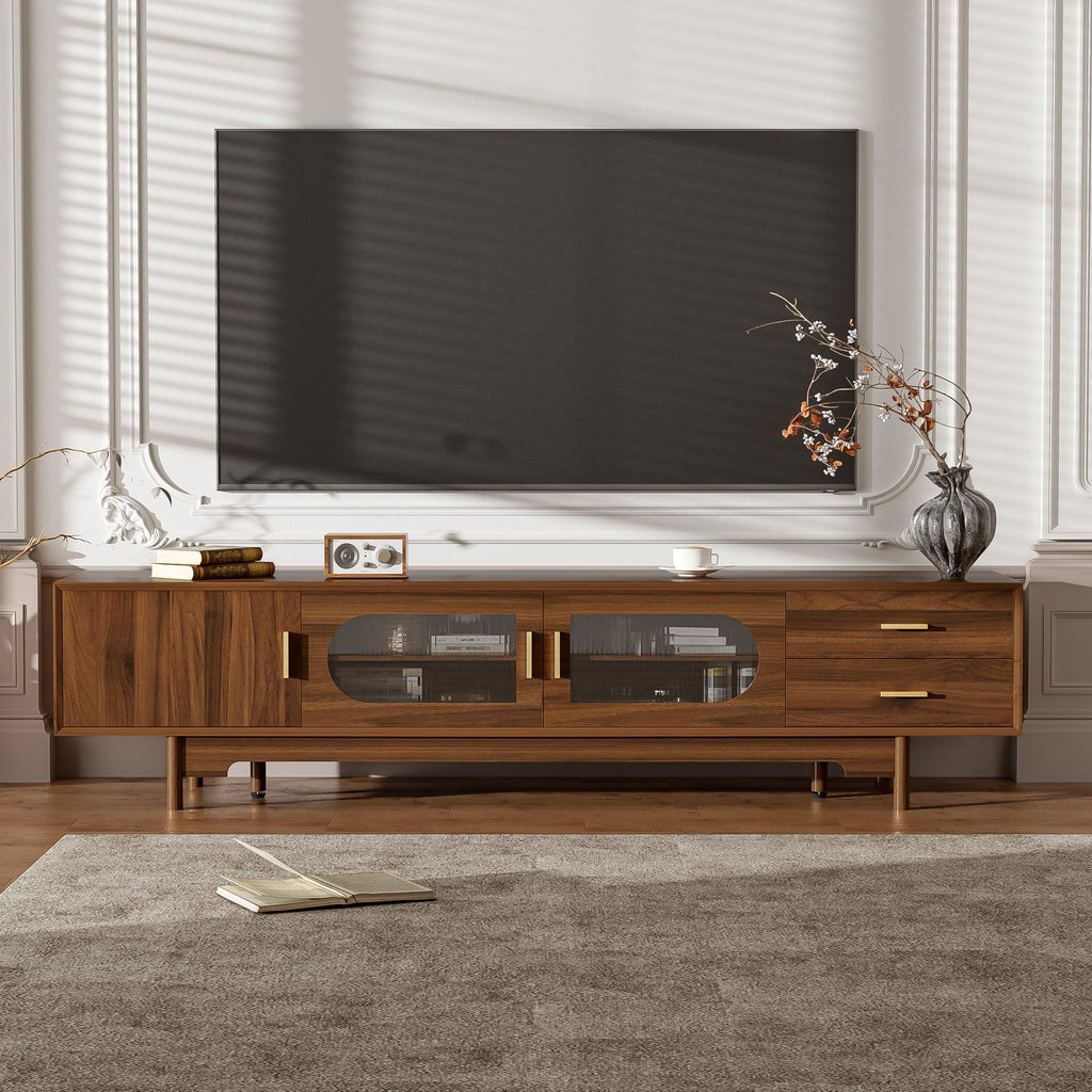 Valente Fluted Glass Media Console - valente
