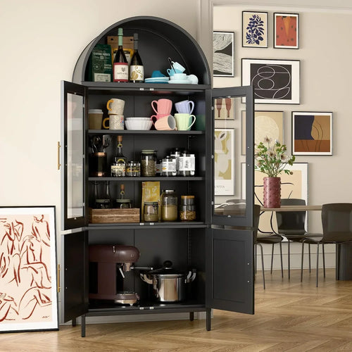 Valente Arched Storage Cabinet - valente