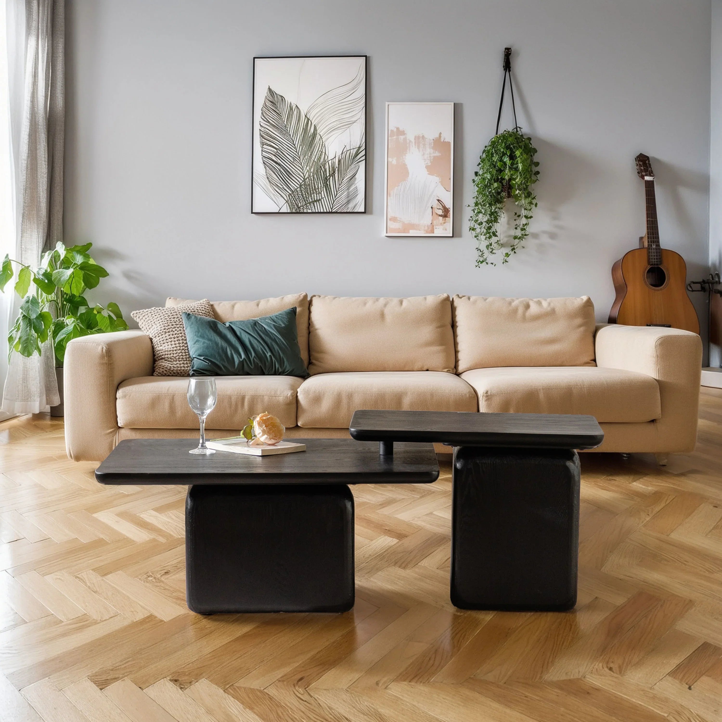 Valente Square Coffee Table Set